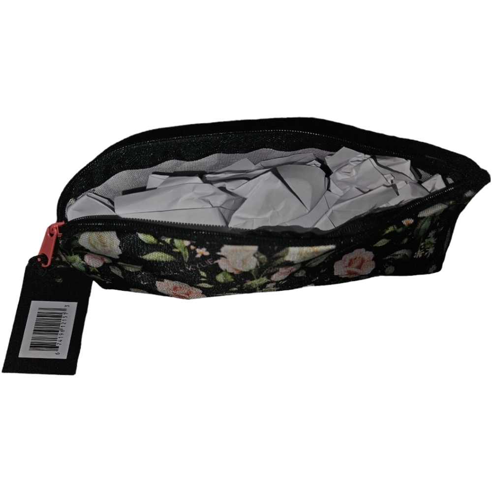 NWT Kendall & Kylie Floral Monogram Cosmetic Bag - Picture 2 of 2